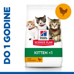 Suva hrana za mačke Hills Science Plan Kitten s Piletinom 300g