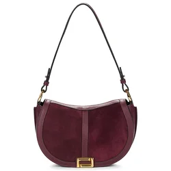 Lancel CELESTE DE LANCEL M SADDLE BAG Vijolična