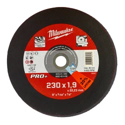 Milwaukee Tanka rezna ploča za metal PRO+ SCS41 230 x 1.9 mm