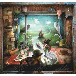 Magnolia - Puzzle Babičina miza - 1 000 kosov