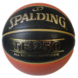 Spalding TF-250 REACT REPLIKA ABA/KLS, košarkaška lopta, crna 76-207Z
