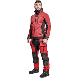 HUYER SOFTSHELL jakna rdeča XXL