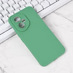 Silikonska maska za Honor 400 Pro Camera, Zelena
