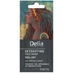 Maska na bazi aktivnog uglja za detoksikaciju kože lica 8ml | DELIA Cosmetics| Kozmo