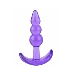 ARGUS TOYS Analna kupa T Plug Beaded, Ljubičasta