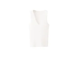 MANGO Top z naramnicami LANITA ecru
