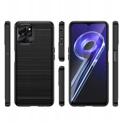 Futrola Carbon Shield TPU za Realme 10 5G/9i 5G - Crna KP24270
