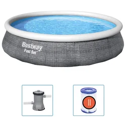 Bestway Bazen 396x84cm za dvorište Fast Set 57376