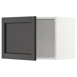 METOD Zidni element, bela/Lerhyttan crno bajcovano, 60x40 cm