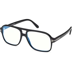 Tom Ford Blue Block Muški okvir za dioptrijske naočare 0FT6058-B 158, Crni