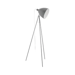 Eglo 33095 - Podna lampa DUNDEE 1xE27/60W/230V siva