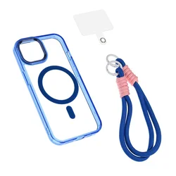 Maska za iPhone 15 6.1 Magsafe Loop, Plava