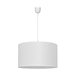 Luster na sajli ALBA 1xE27/15W/230V, prečnik 45 cm, bela
