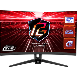 Monitor 27 AsRock PG27F15RS1A VA 1920x1080/240Hz/1ms/HDMIx2/DP/zvučnici