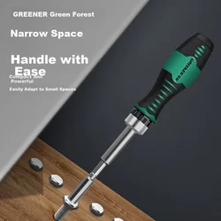 Greener Set reketnih odvijača, 65 komada