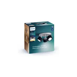 FERANO REFLEKTOR CRNI LED 3X4,3W/1200lm/2700k