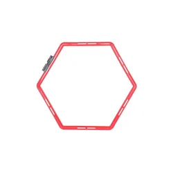 Merco Multipack 4pcs Agility Hex Hexagon Red