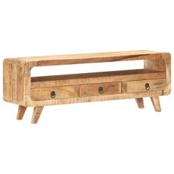 Vidaxl TV omarica 117x30x41 cm trden robusten mangov les
