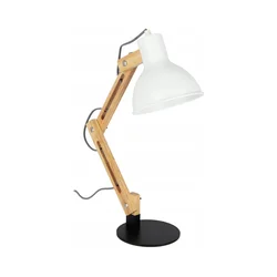 Stona lampa 1xE27/40W/230V bela/crna