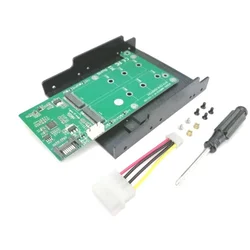 Adapter interni 2xM.2 SSD to SATA , 3.5 tray design KT022B