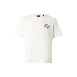JACK & JONES Majica JJEDOVER temno modra/bela
