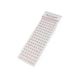 Samolepilni srček na lepilnem traku večbarvni O10 mm - kristal