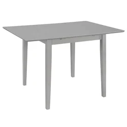 Vidaxl Raztegljiva jedilna miza MDF (80-120)x80x74 cm
