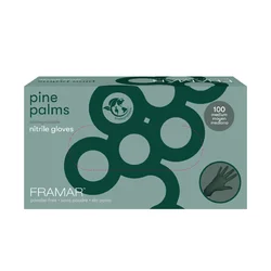 Framar Pine Palms Biodegradable Nitrile Gloves Medium 100 ks