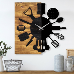 WALLXPERT Wooden Clock 32