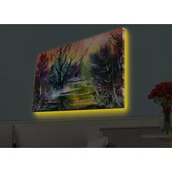 Zidna slika sa LED osvetljenjem 4570HDACT-059, 45x70 cm