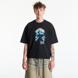 Majice Daily Paper Shield Helmet Ss T-Shirt Washed Black M