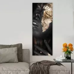 Wallity Dekorativna slika na platnu, 30x80cm, Šarena