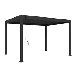 Rojaplast Bioklimatska pergola INTRO NEO 4x3 m, aluminij – prostostoječa - Z MONTAŽO