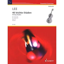 LEE S:40 LEICHTE ETUDEN/40 EASY STUDIES OP.70 FOR CELLO