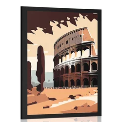 Plakat kolosej v Rimu - 20x30 no frame