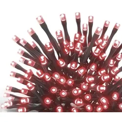 LED spoljašnji božićni lanac 100xLED/10m IP44 crvena