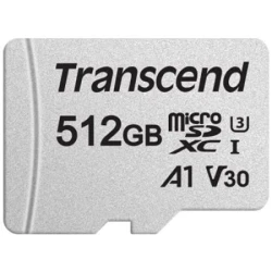 TRS Transcend microSDXC kartica 512 GB TS512GUSD300S-A s adapterjem