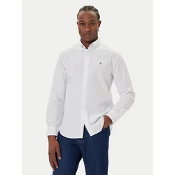 Calvin Klein Jeans Srajca Oxford Classic LV140EM125 Bela Regular Fit