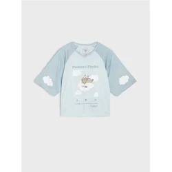 Sinsay - Oversize majica sa printom Pusheen the Cat - bledoplavo