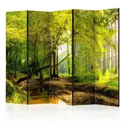 artgeist Paravan Forest Clearing I, 5-Delni, Enostranski