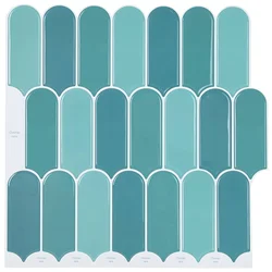 Pernata pločica 10 pcs Plava 30 x 30 cm Poliuretan i PET