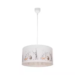 Dečiji luster KIDS ROOM 1xE27/60W/230V, prečnik 40 cm, sa motivom životinjica