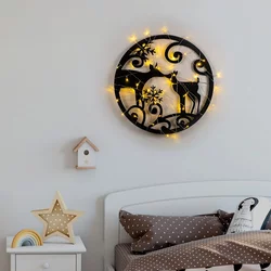 WALLXPERT Zidna dekoracija XMASBLACK 029