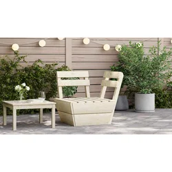 Modularna kutna sofa od paleta od impregnirane smrekovine