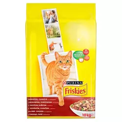 FRISKIES hrana za mačke CAT MESO, JETRICA, POVRĆE 10kg