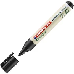 Marker permanentni 1,5-3mm okrugli vrh EcoLine Edding 21 crni
