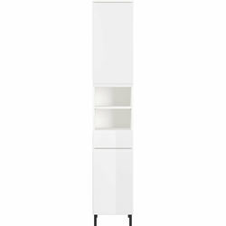 Bela visoka kopalniška omarica 34x190 cm Salinas - Germania
