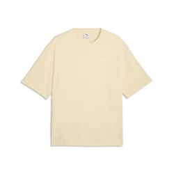 PUMA Essentials Boxy Relaxed Tee Men, Clothing, Buttercream, XS