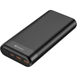 SANDBERG Eksterna baterija 420-62, 20000mAh, 65W, 2xQC 3.0, Crna
