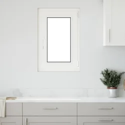 Prozor za podrum RISOR 50 x 75 cm PVC i staklo Bijela